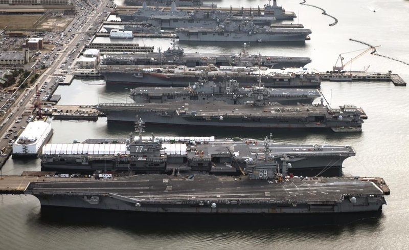 Illustration for article titled The Pentagon's 'Concurrency Myth' Is Now Available In Supercarrier Size